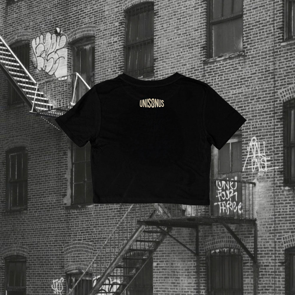 T-Shirt Crop Donna - Gradini e Lattine