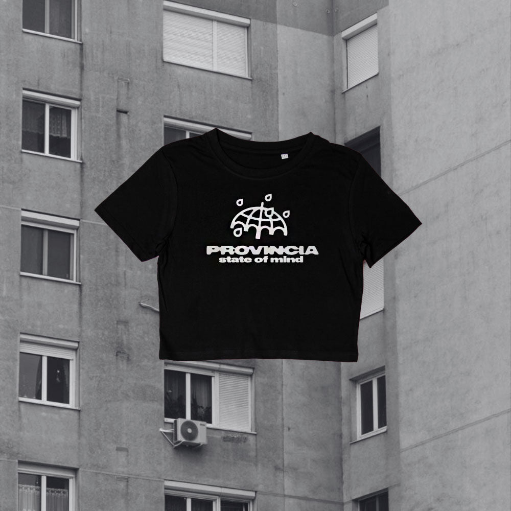 T-Shirt Crop Donna - Provincia state of mind