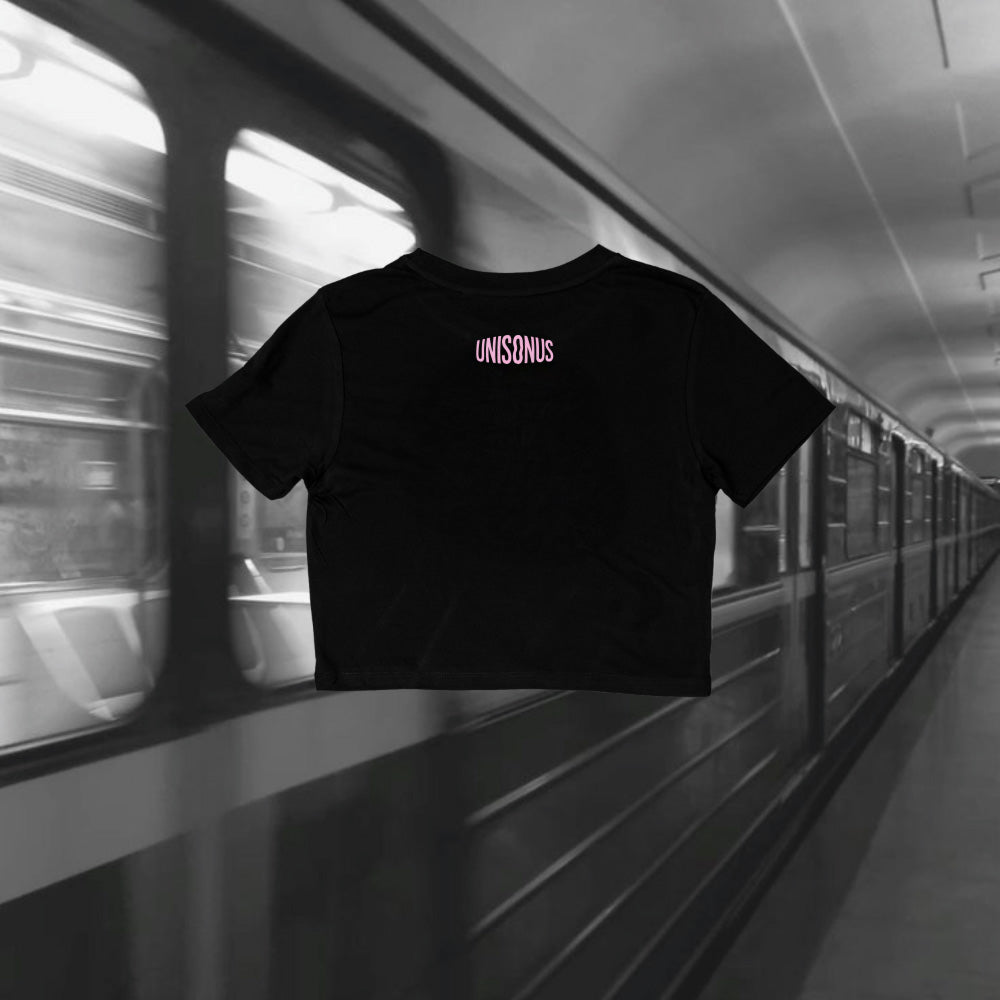 T-Shirt Crop Donna - She is mad but she is magic