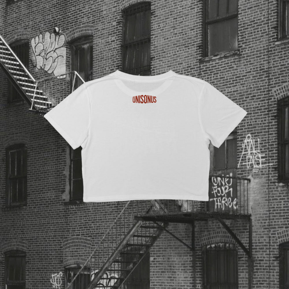 T-Shirt Crop Donna - Gradini e Lattine