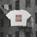 T-Shirt Crop Donna - Gradini e Lattine