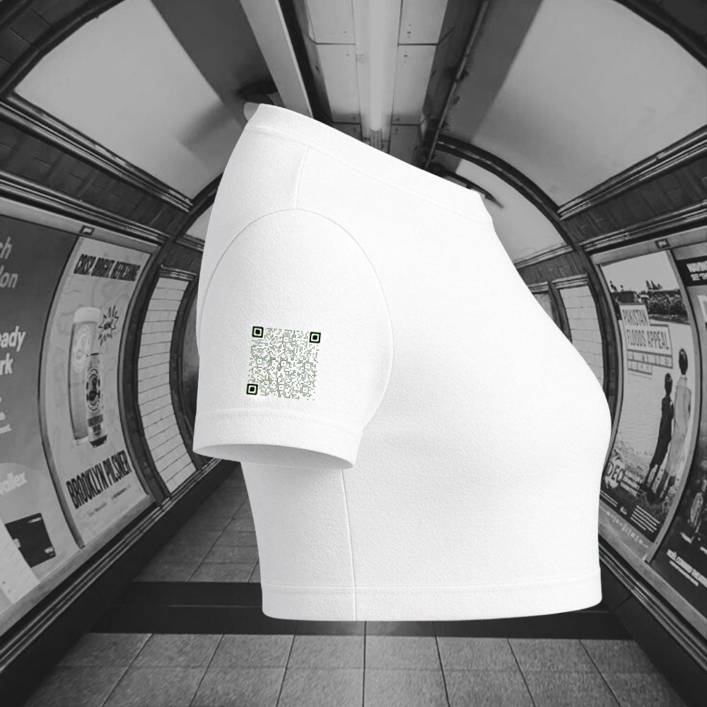 T-Shirt Crop Donna - I can see through your bullshit