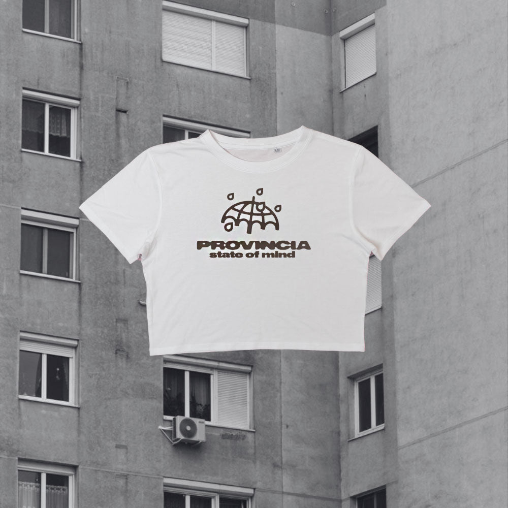 T-Shirt Crop Donna - Provincia state of mind